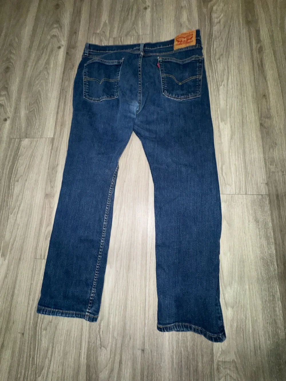 Levi's Men's Straight Dark Blue Denim Jeans